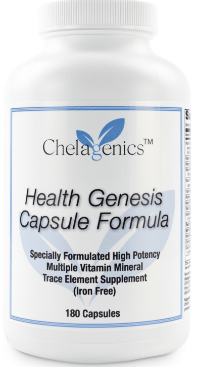 HEALTH GENESIS HIGH DOSE MULTIPLE VITAMIN/MINERAL FORMULA (180 Capsules)